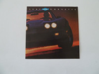 Brochure auto: dépliant Corvette 1981