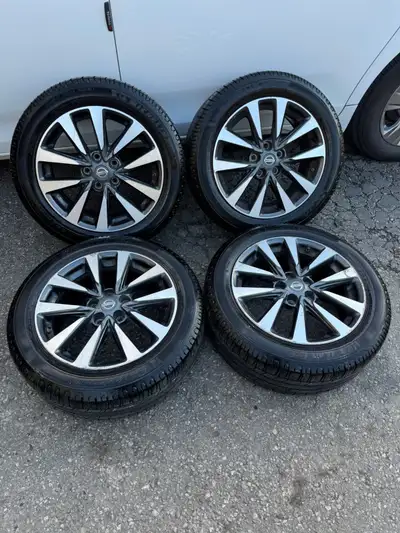Michelin All season tires are like new with lots of tread. No leaks, no bends. Very minor carb rash...