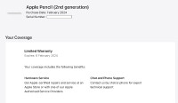 Apple Pencil 2nd gen (warranty until feb 2025)