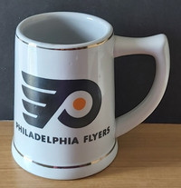 Vintage PHILADELPHIA FLYERS NHL Mug Stein Lewis Bros. Ceramics