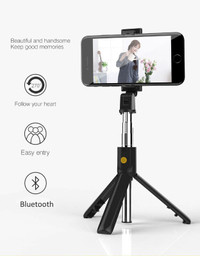 3 in 1 Wireless Bluetooth Selfie Stick Foldable Mini Tripod Expa