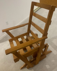 Solid Wood Rocking Chair Vintage