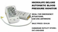 MICROLIFE DELUXE AUTOMATIC BLOOD PRESSURE MONITOR