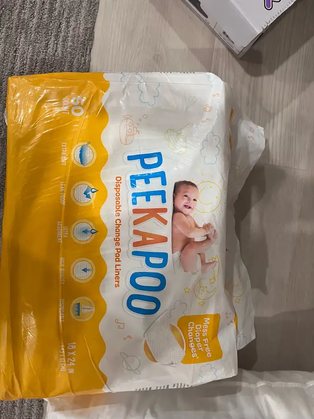 Peekapoo Disposable Diaper Changing Liners64363357398530120