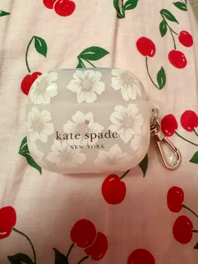 New Kate Spade AirPods Protective Case with Keychain Ring, View more
