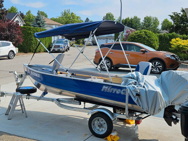 2023 Mirrocraft boat, motor and trailer in Powerboats & Motorboats in Vernon