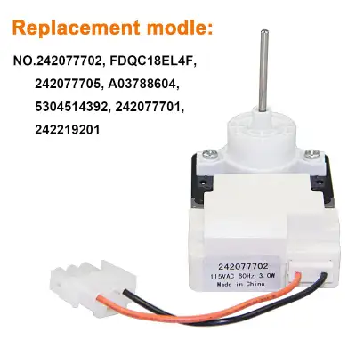 Refrigerator Evaporator Fan Motor 242077705/02, View more
