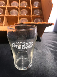 Box of Vintage Coca-Cola Glasses - 1957