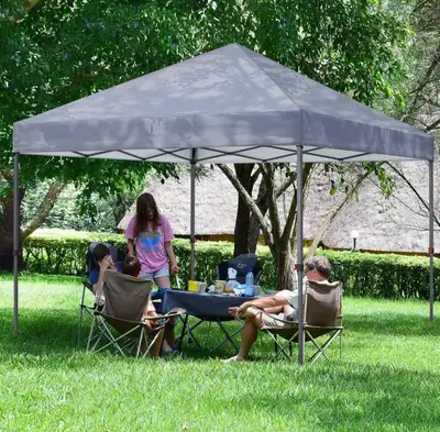 Pop up Canopy Tent 10x10 Camping Sun, Rain UV Shelter- NEW, View more