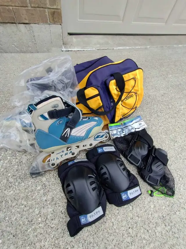 Ladies UltraWheels Size 9 Rollerblades Combo Set in Skates & Blades in Windsor Region - Image 2