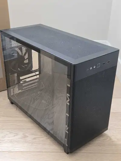 ASUS Prime AP201 Micro-ATX Case (Black Tempered Glass edition), View more