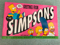 Greetings From the Simpsons - A Postcard Book Matt Groening