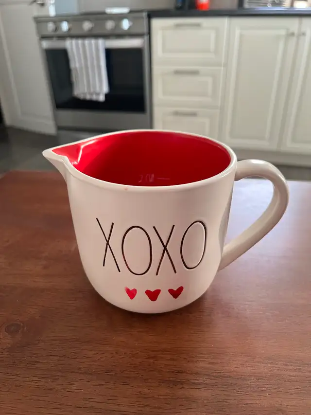Rae Dunn Valentines Measuring 2-cup Pitcher