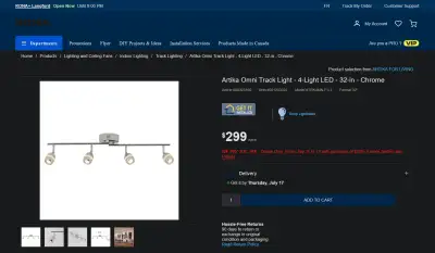 Brand New Artika Omni Track Lights, View more