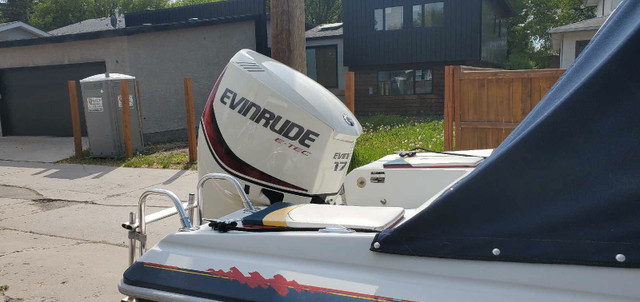 1997 Invader Raptor 186 w/ 175 Evinrude E-tec in Powerboats & Motorboats in Winnipeg - Image 4