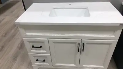 Elevate your bathroom with our exquisite range of vanities, available in sizes from 24” to 72”. Craf...