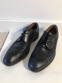 Geox black leather shoes sz 44(Eur)