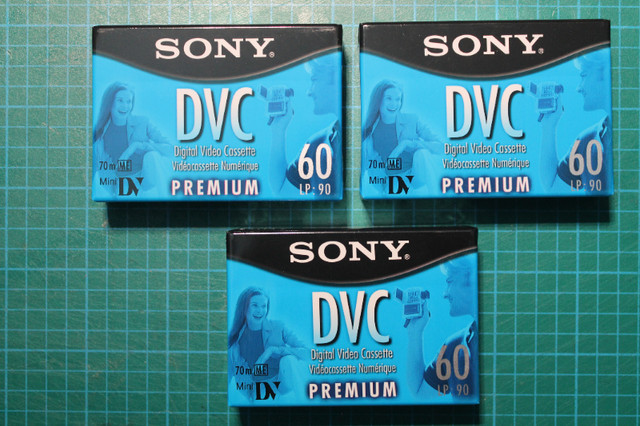 Cassettes Mini-DV dans Accessoires pour télé et vidéo  à Saint-Hyacinthe