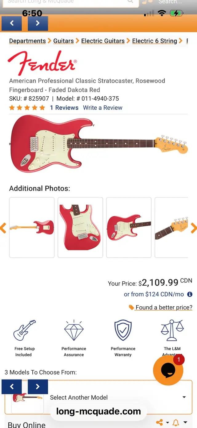 LAST PRICE DROP 2025 American Professional Classic Stratocaster in Guitars in Ottawa - Image 7