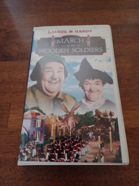 Laurel and Hardy March of the Wooden Soliders VHS