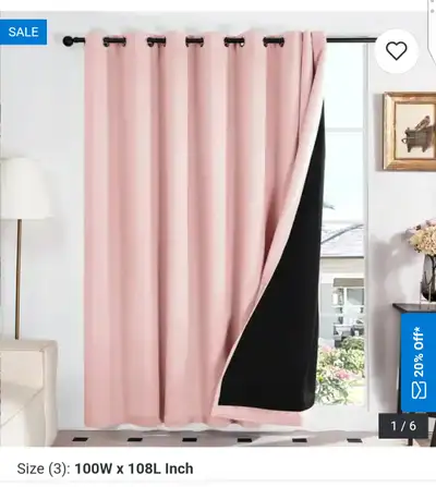 Blackout Curtain Brand new, View more