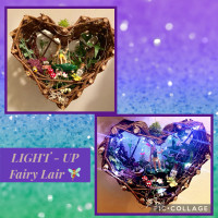 Light-up-Handcrafted “FAIRY LAIR” $15 