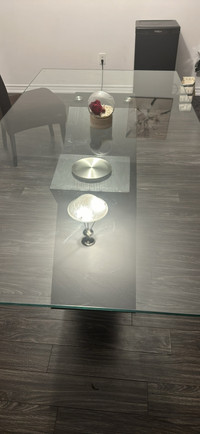 Glass dining table for sale 