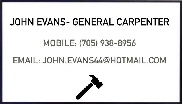 Carpenter/Handyman in Renovations, General Contracting & Handyman in North Bay - Image 2