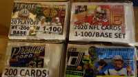 2020 & 2021 Panini NFL Football (common and inserts) Cards 