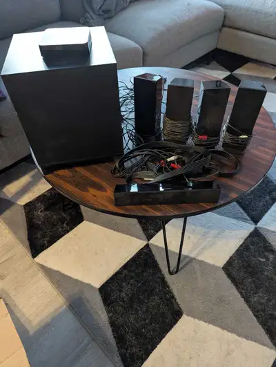 speakers and subwoofer, View more