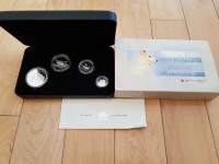 2004 Canada Fractional Arctic Fox .9999 Silver 4-coin Set