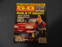 5.0 MUSTANG MAGAZINE-8/1995-RARE BACK ISSUE-FORD-COBRA-VINTAGE!