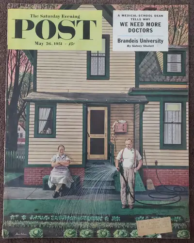 VINTAGE - SATURDAY EVENING POST - MAY 26 - 1951, View more