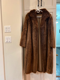 Beaver Full Length Fur Coat