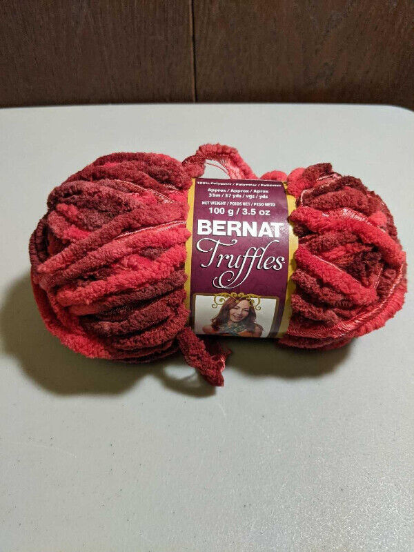 TRUFFLES YARN, CHERRY RED. (R) in Hobbies & Crafts in Regina