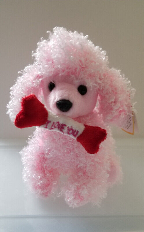 Rare Ty "Pup-In-Love" Beanie Baby - Pink Puppy - New with Tag in Arts & Collectibles in City of Toronto