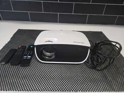 Mini Home Theater Projector + Amazon Fire Stick Bundle, View more