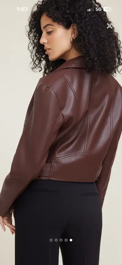 Brand New- Faux Leather Dynamite Jacket, View more