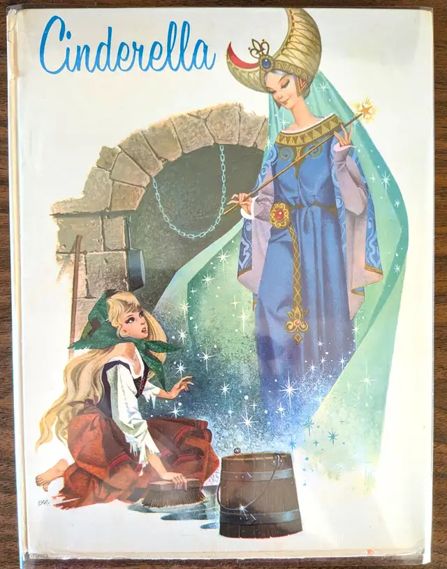 Cinderella Vintage Hardcover Odhams Books Severino Baraldi (BAR)