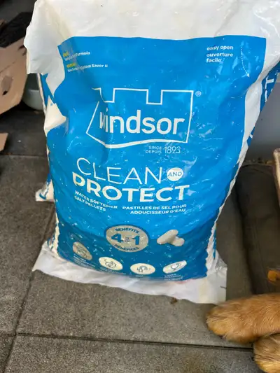 Water softener salt pellets—free!, View more