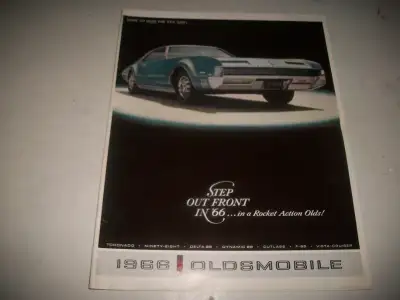 1966 OLDSMOBILE DELUXE SALES BROCHURE. FULL LINE!, View more