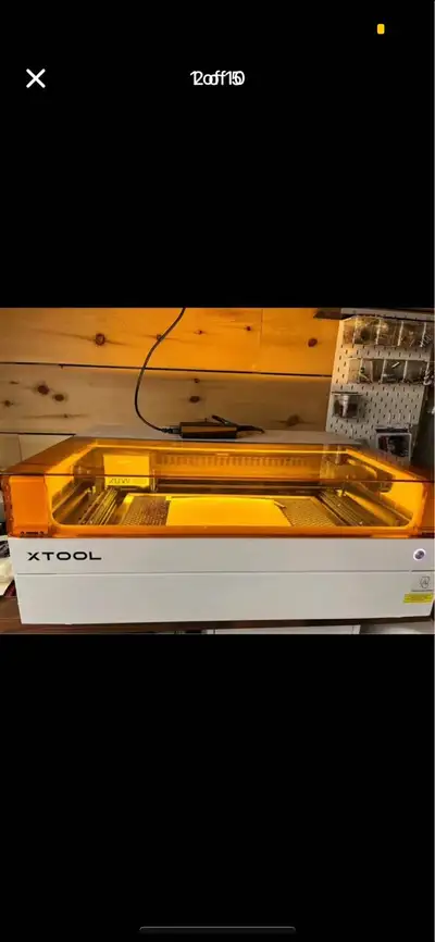 xTool S1 20W Laser Cutter Engraver + Riser, Air Assist & Extras, View more