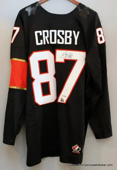 Team Canada - replica black Frameworth COA 905 525 9448 HST Included Please check us out at: thompso...