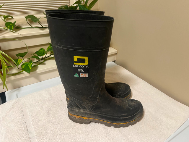 Mens Dakota Steel Toe Rubber Boots in Men's Shoes in Vernon