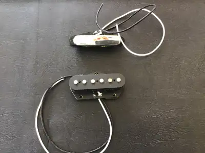 For sale here I have a set of telecaster pickups in like new condition. While I cannot say what they...