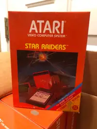 Vintage NOS Atari Star Raiders Case Fresh 1982 Video Game