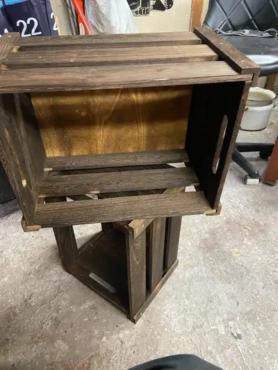 distress wooden crates for storage, View more