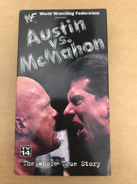 Wrestling VHS Video - Austin vs. McMahon