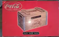 Coca Cola Crate Clock Radio