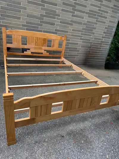 Queen Size Wooden Bed Frame, View more